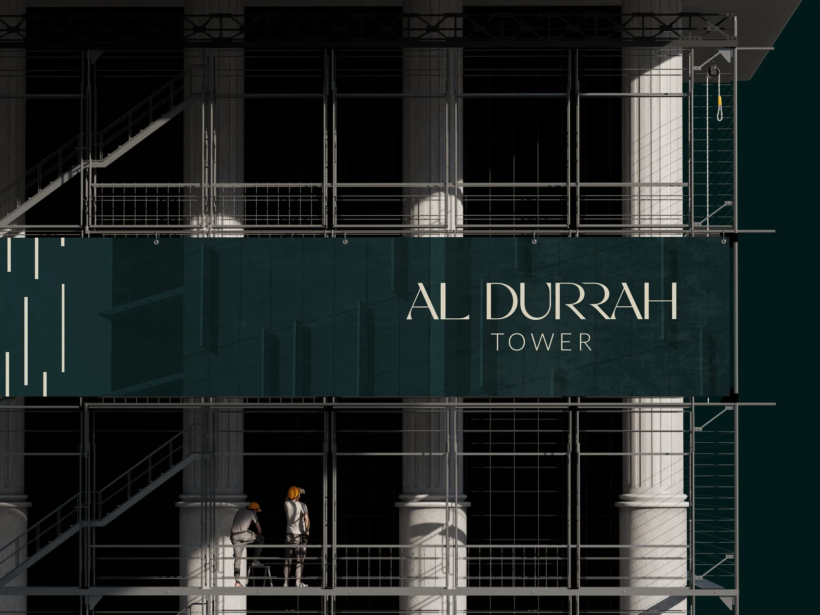 AL DURRAH TOWER site hoarding