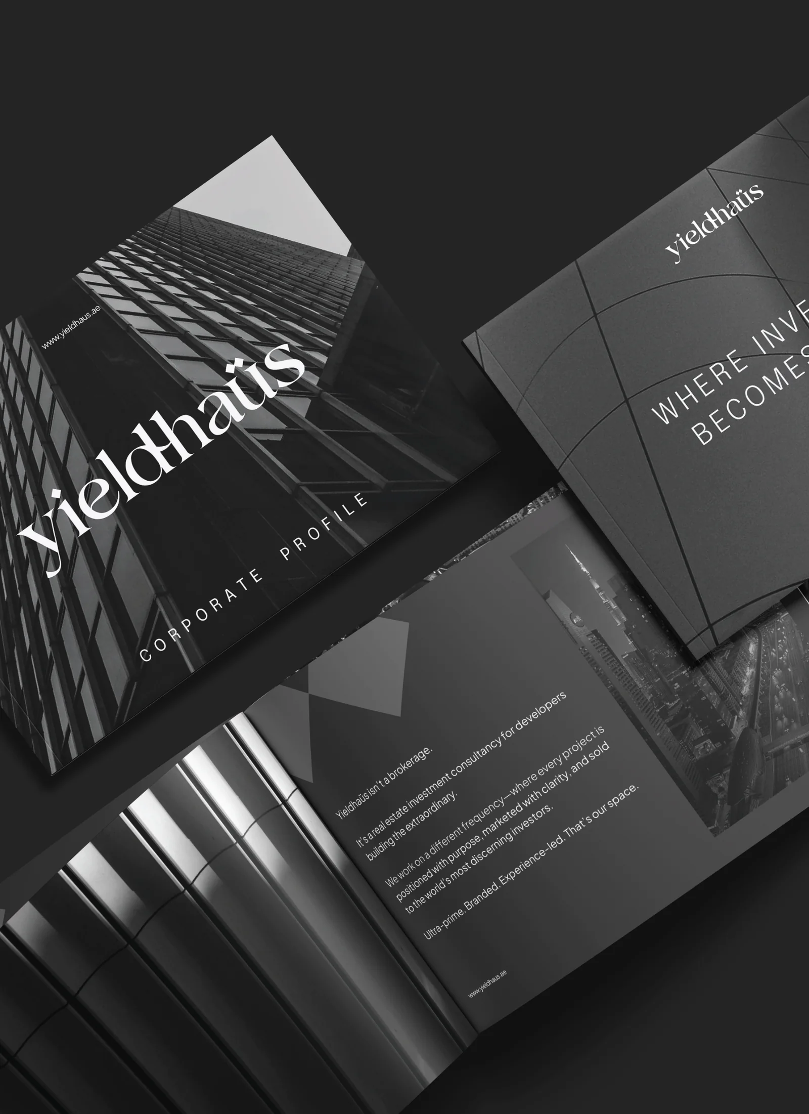 Dark yieldhaüs CORPORATE PROFILE brochures