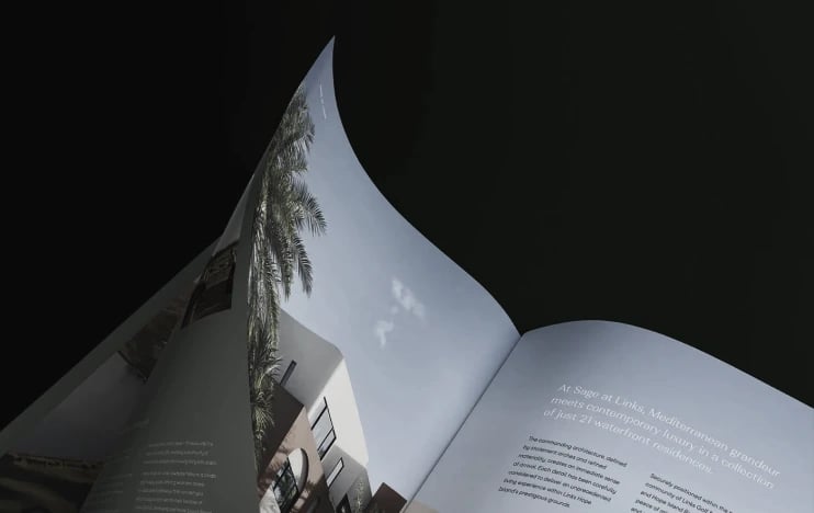 Modern architecture representing a luxury real estate brand