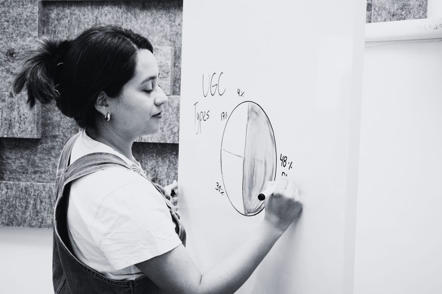 Designer sketching visuals for real estate branding