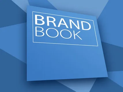 Real estate brand book cover design concept