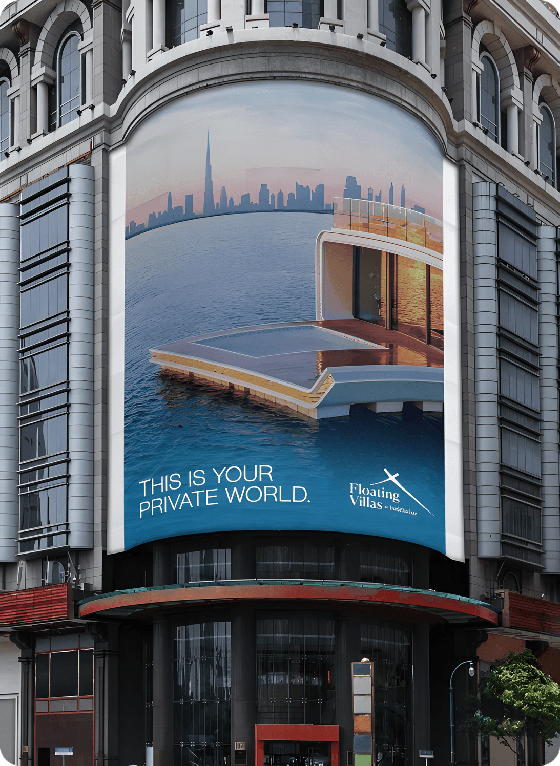 Residence billboard advertising