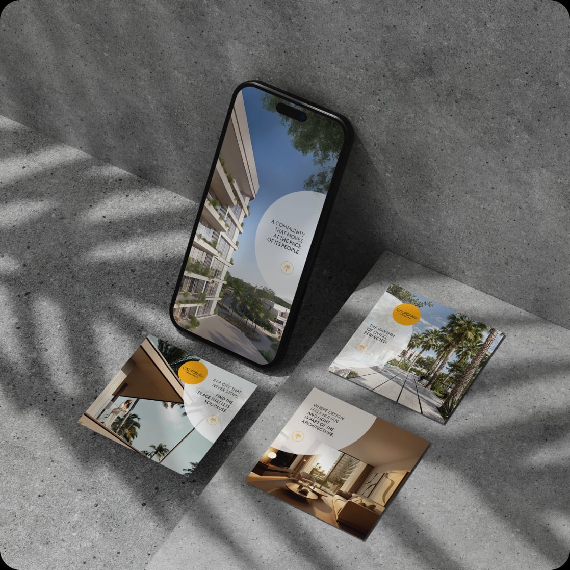 Mint & Co. real estate event branding project 1