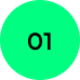 Green circle with number 01
