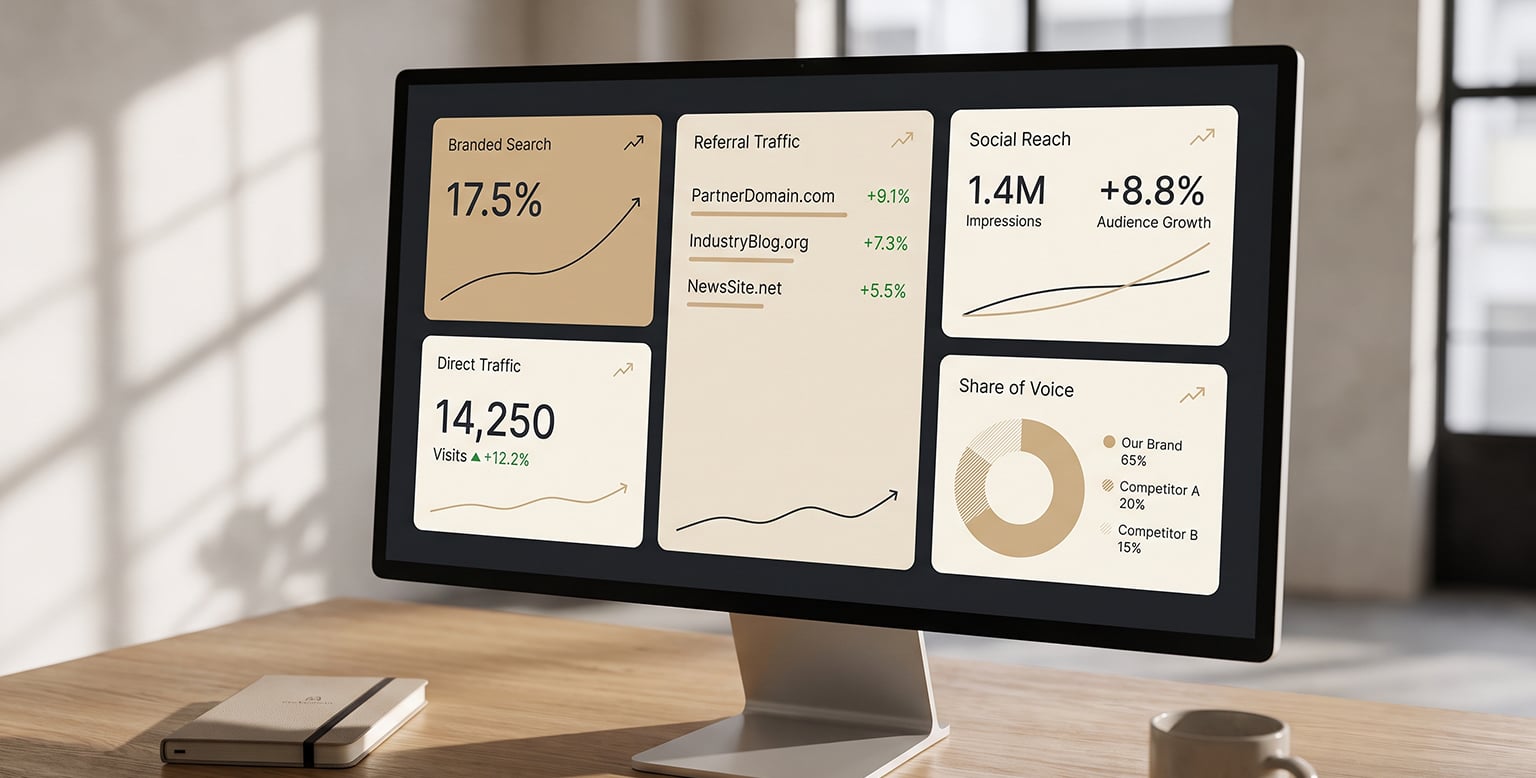 Real Estate Brand Awareness Dashboard – Mint & Co.