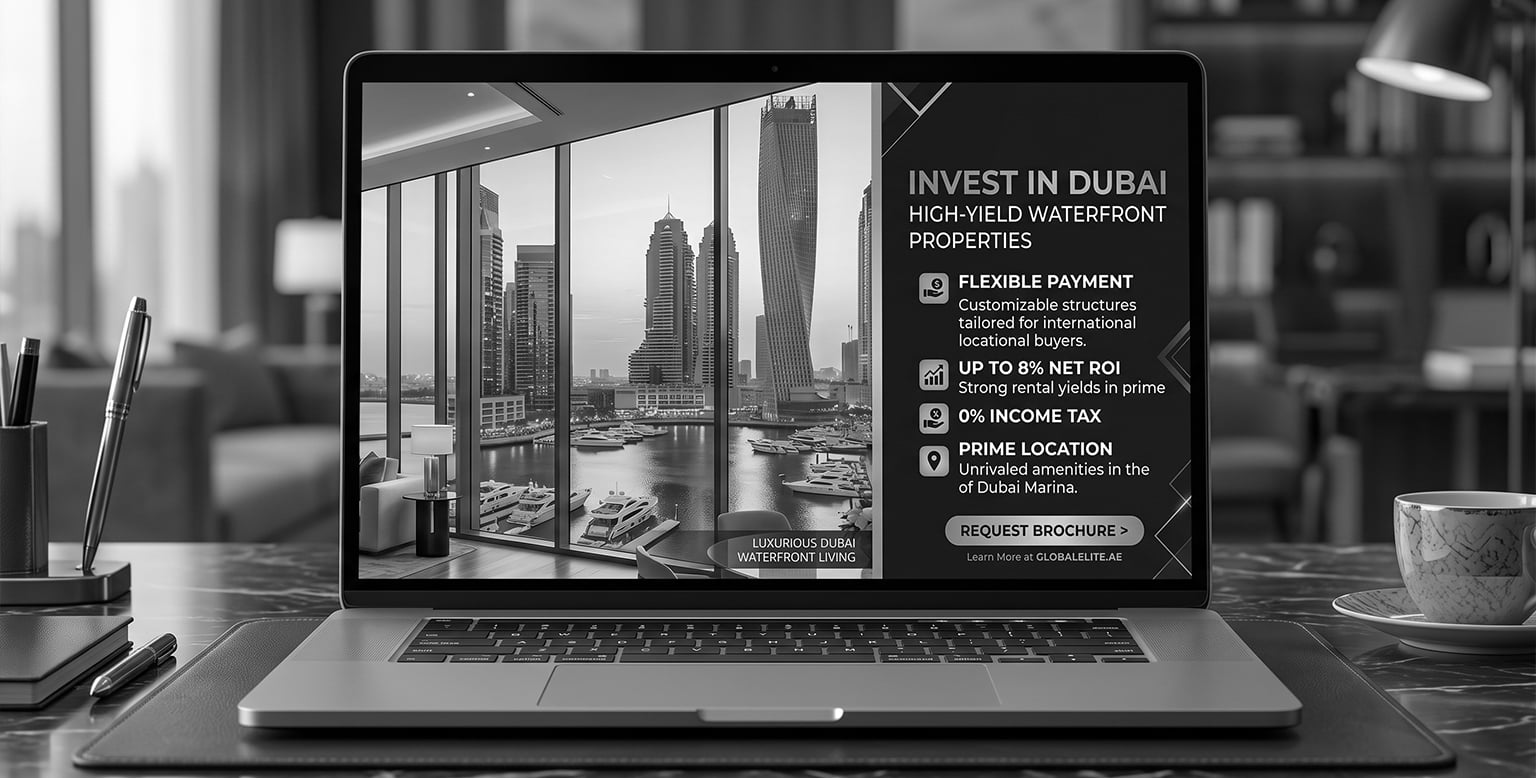 Targeted paid social ad campaign built for overseas property investors