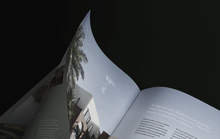 Modern architecture representing a luxury real estate brand