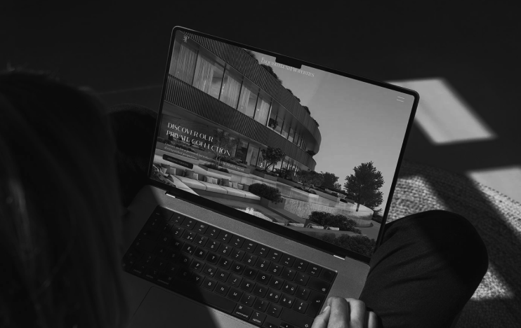 Creative brand presentation for luxury property branding