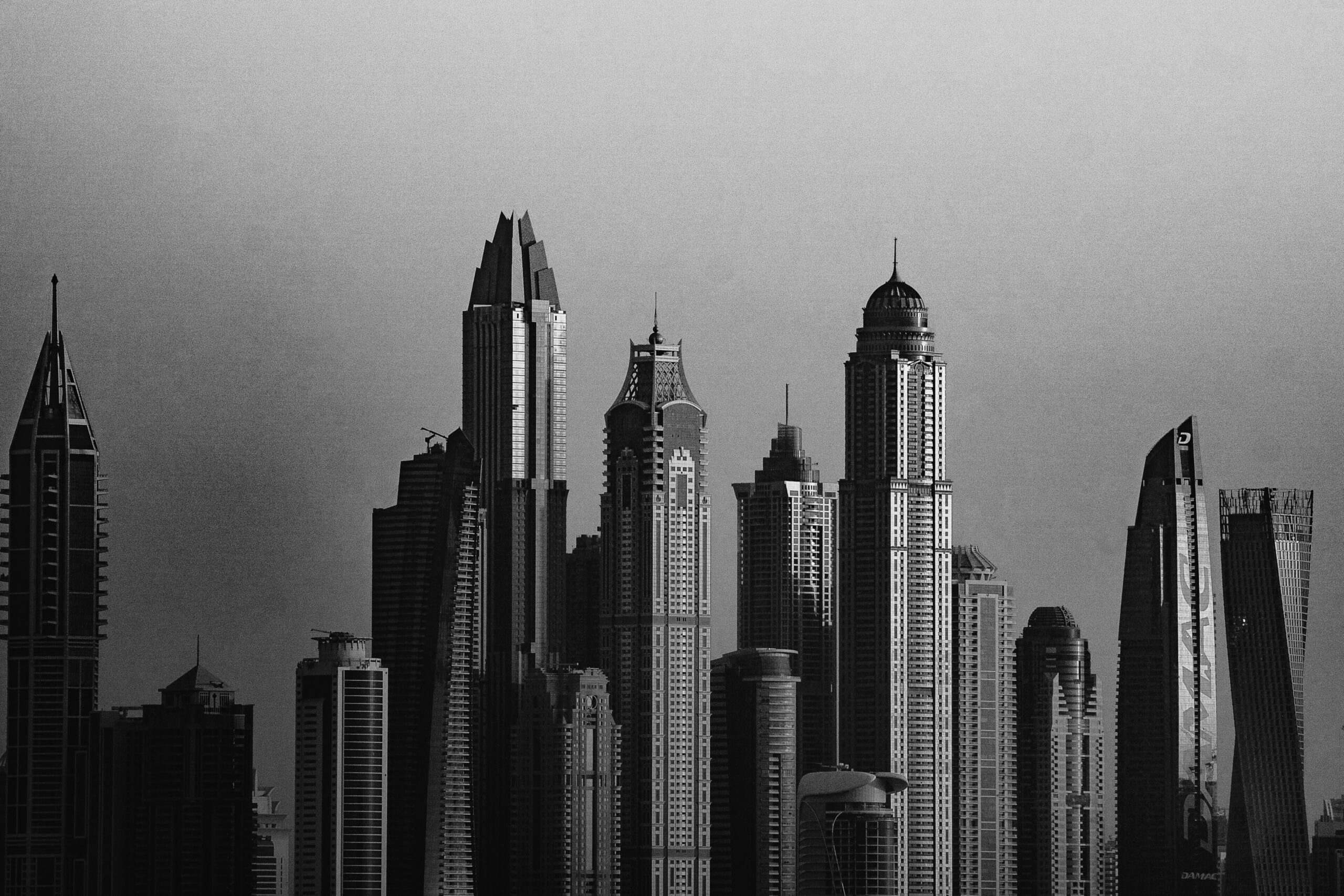 City skyline used for real estate branding visuals