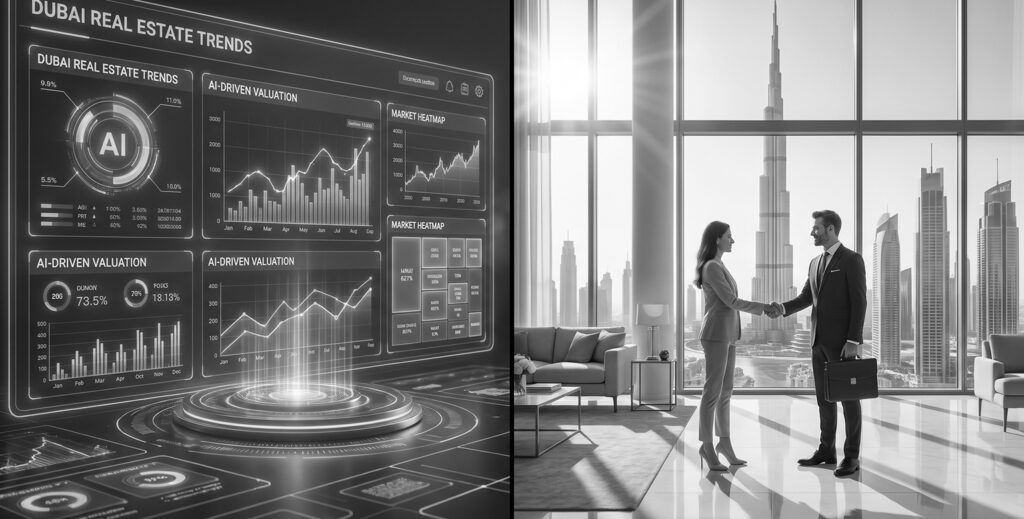 AI vs traditional marketing for Dubai real estate property