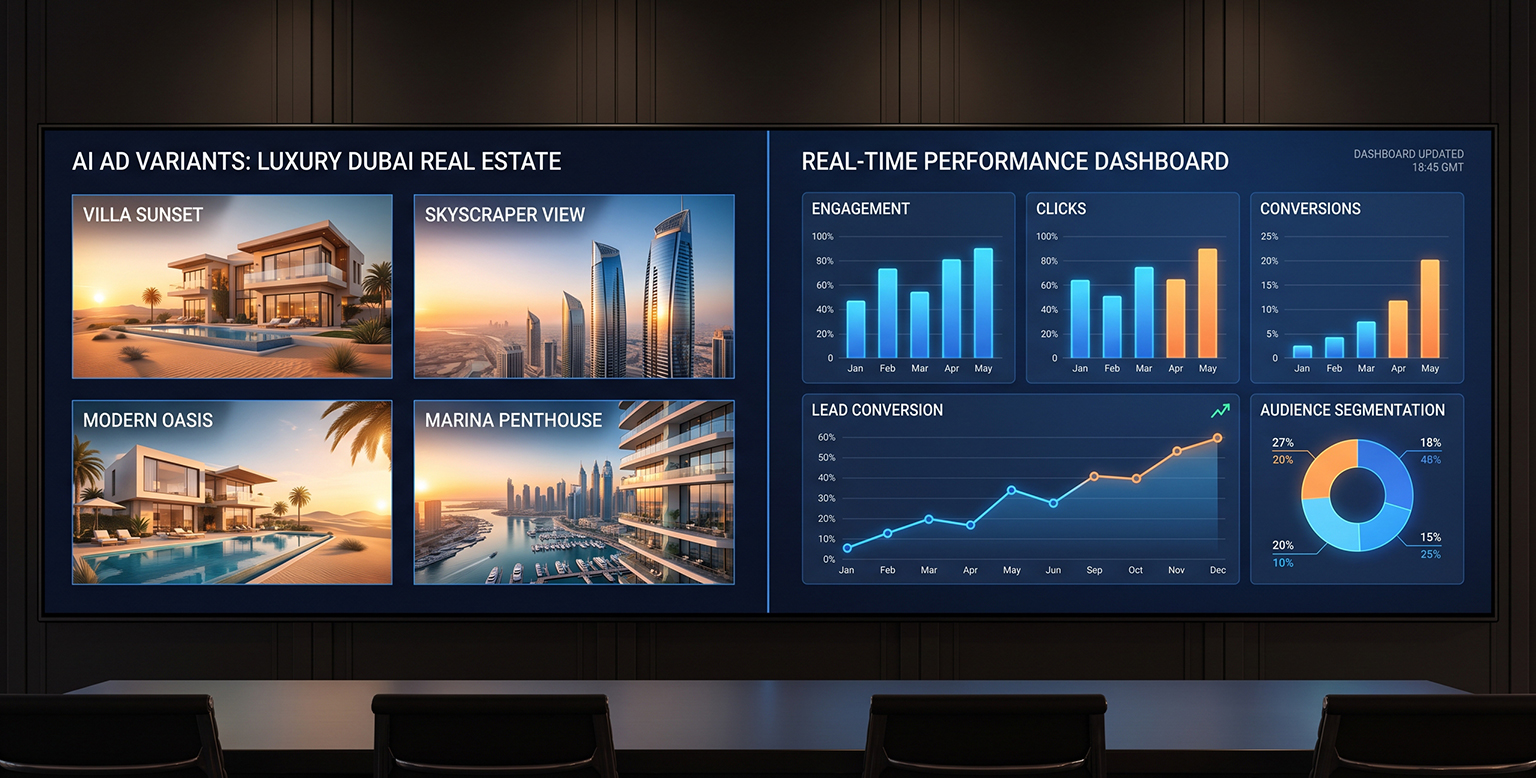 AI content and performance marketing for Dubai real estate