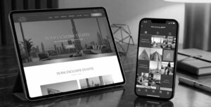building a luxury real estate brand online for a Dubai agent