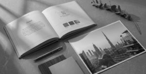 real estate brand guidelines style guide for a Dubai property brand