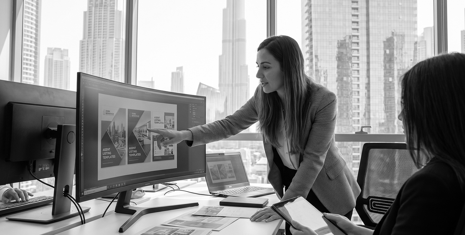 real brokerage brand guide keeping real estate agents on-brand in Dubai